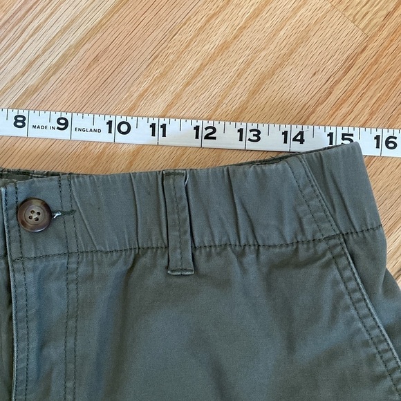L.L. Bean Womens Shorts Khaki Chino Utility Cargo Cotton Sz 12 Gorpcore hiking - Picture 7 of 12